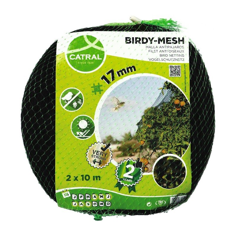 Filet de protection anti-oiseaux tricote