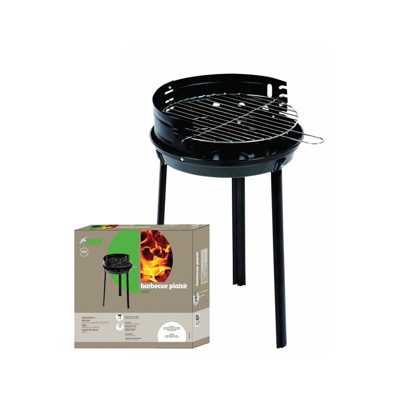 Barbecue rond acier ""plaisir""