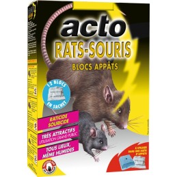 Rats souris blocs appats