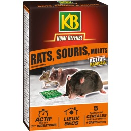 Raticide souricide cereales pret a l'emploi
