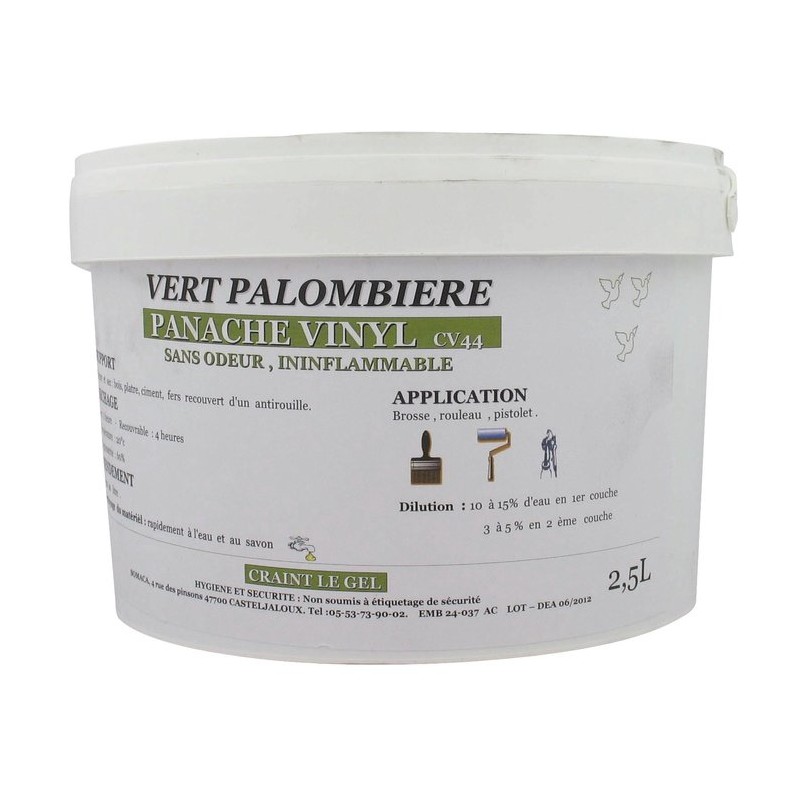 Peinture verte palombiere