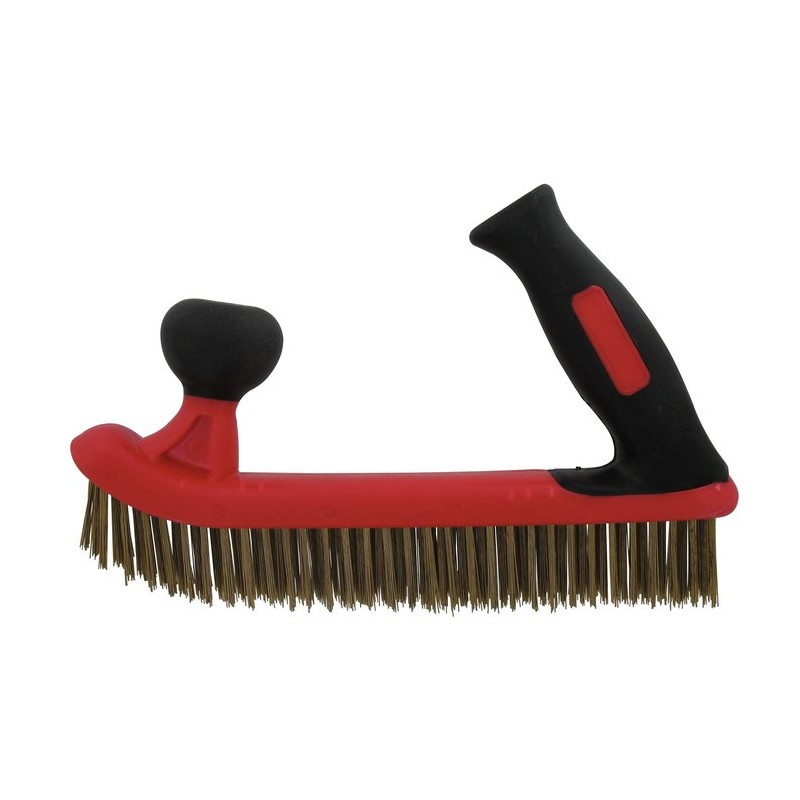 Brosse rabot fils acier laitonne dur