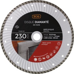 Disque specifique professionnel crenele