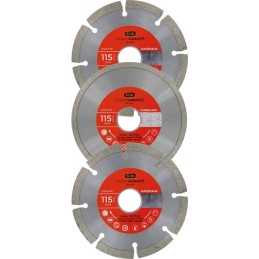 Lot 3 disques materiaux carrelage standards