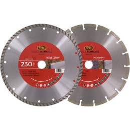 Lot de 2 disques materiaux standards