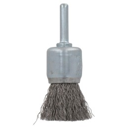 Brosse pinceau fils inox ondules
