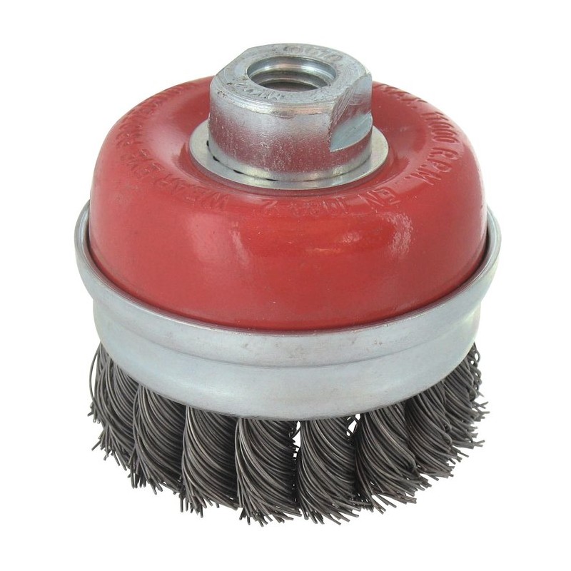 Brosse coupe meches inox torsadees