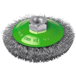 Brosse cuvette fils inox ondules