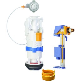 Mécanisme universel à câble et robinet flotteur hydraulique à remplissage différé - Regiplast