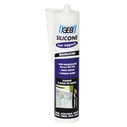 Mastic silicone surface synthetique et emaillee