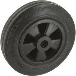 Roue a bandage caoutchouc Manutal noir