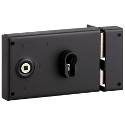 Serrure horizontale pour cylindre a fouillot