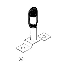 SUPPORT DE GYROPHARE A PLAT