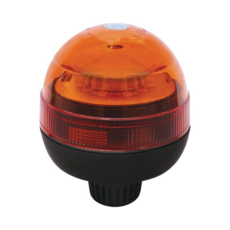 GYROPHARE LED 12/24V R65 TIGE COURTE