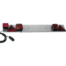 PLAQUE ECLAIRAGE GALVA 1,20X0,14M CABLE 5M