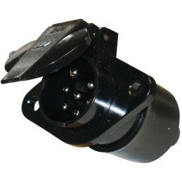 PRISE 7 PLOTS FEMELLE 24V PLASTIQUE 24N ISO1185