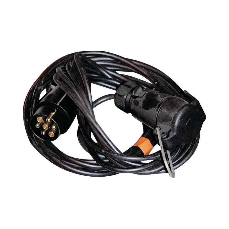 RALLONGE 7,5M STANDARD POUR REMORQUE 5 FILS CONDUCTEURS