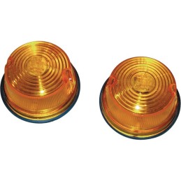 FEU DE POSITION ROND LATERAL Ø75 MM ORANGE