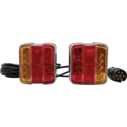 FEUX LED KIT MAGNETIQUE 4 FCT D/G 7,50 12V