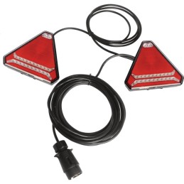 KIT SIGNALISATION MAGNETIQUE FEUX TRIANGLE LED 7,5M