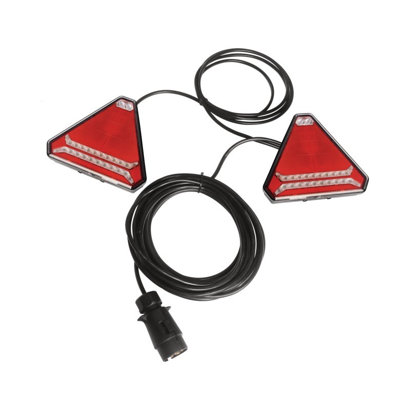 KIT SIGNALISATION MAGNETIQUE FEUX TRIANGLE LED 7,5M