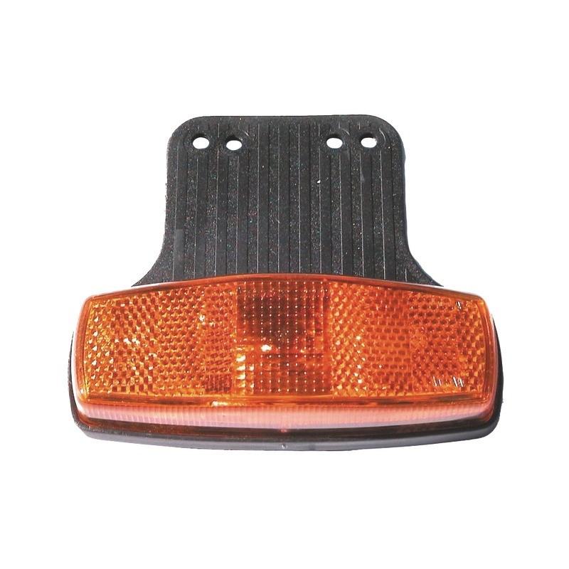 FEU DE GABARIT ORANGE 1 LED A SEMELLE 12/24V