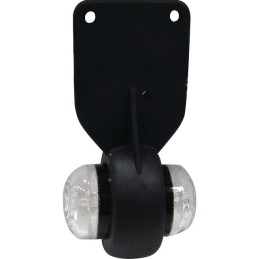 FEU GABARIT 2 LEDS 12/24V REVERSIBLE ROUGE/BLANC