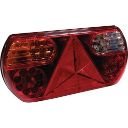 FEU ARRIERE LED 6 FONCTIONS GAUCHE PRE-CABLE 12/24V