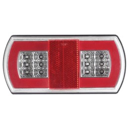 FEU ARRIERE GAUCHE RECTANGLE 4 FONCTIONS LED 12-24V