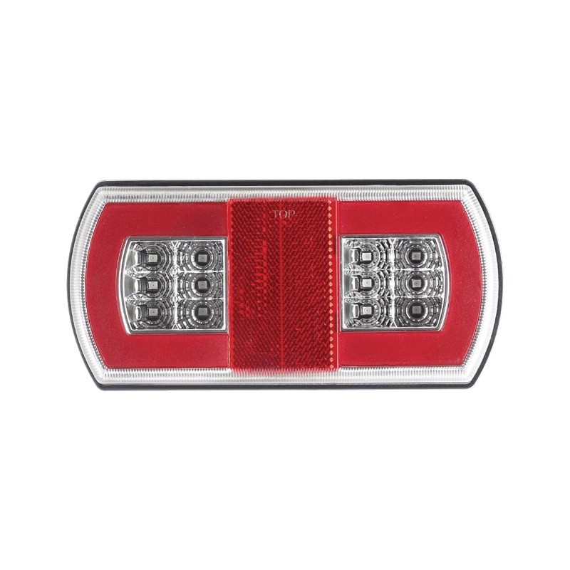 FEU ARRIERE GAUCHE RECTANGLE 4 FONCTIONS LED 12-24V