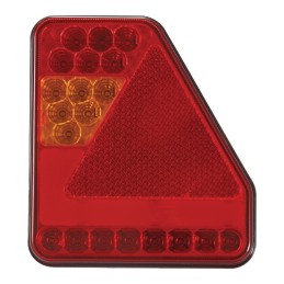 FEU ARRIERE GAUCHE TRIANGLE 5 FONCTIONS LED 12-24V
