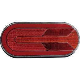 FEU ARRIERE DROIT/GAUCHE DYNAMIQUE RECTANGLE 3 FONCTIONS 12-24V