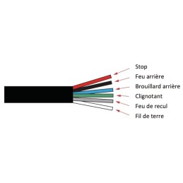 FEU ARRIERE DROIT DYNAMIQUE RECTANGLE 6 FONCTIONS 12-24V