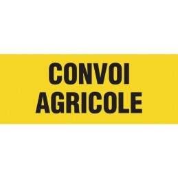 PANNEAU CONVOI AGRICOLE CL2 1200x400 MM ADHESIF