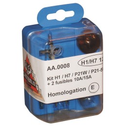 COFFRET SECOURS CODE HALOGENE H1/H7