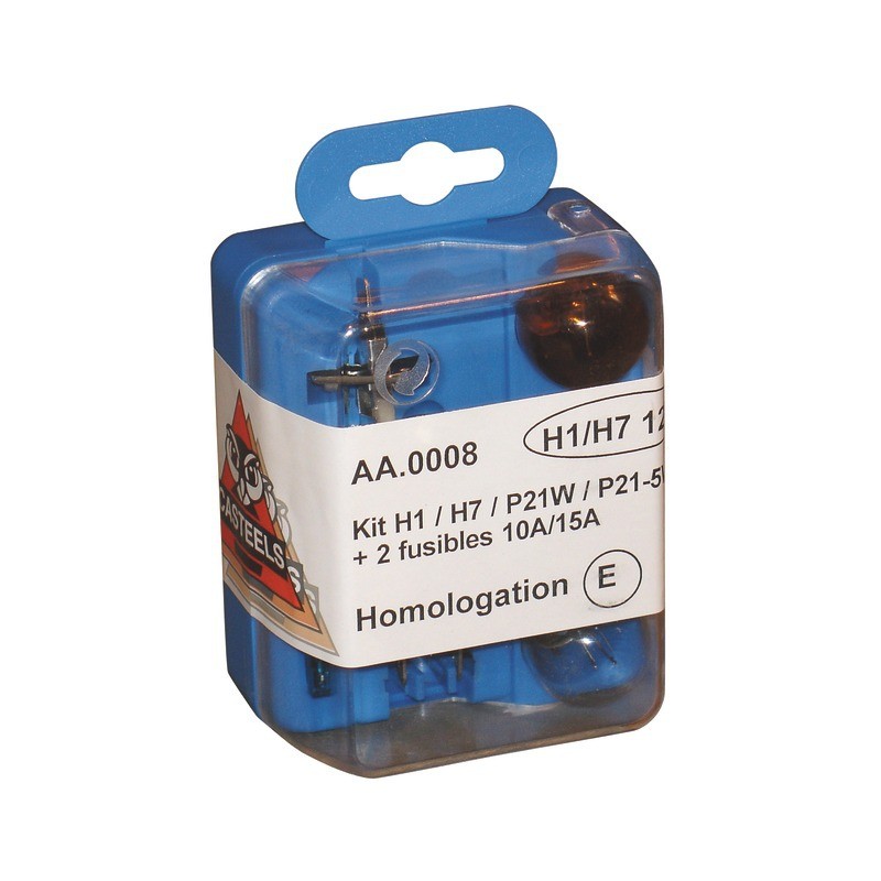 COFFRET SECOURS CODE HALOGENE H1/H7