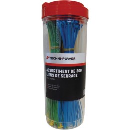 BOITE 300 LIENS DE SERRAGE EN 3,2X203MM TECHNI-POWER