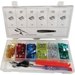 COFFRET 90 FUSIBLES ENFICHABLES, PINCE ET TESTEUR TECHNI-POWER