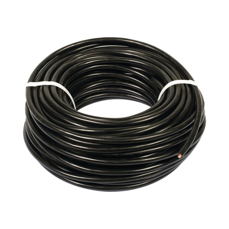 Câble électrique 2x 6 mm² noir (50m)