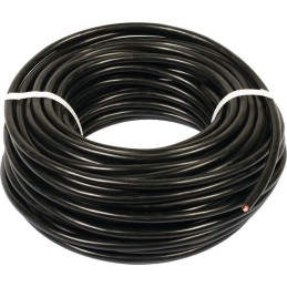 Mètre de fil noir 5x1.0 mm2 par 50m