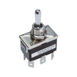 INTERRUPTEUR A LEVIER METAL 3 POSITIONS ON-OFF-MOM 3 BORNES