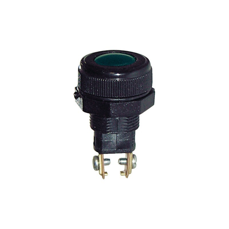 VOYANT LUMINEUX VERT 18MM 12V -1,2W