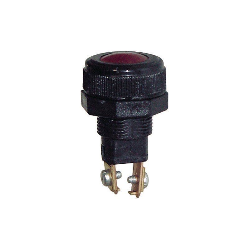 VOYANT LUMINEUX ROUGE 18MM 12V - 1,2W BA9S