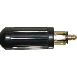 Fiche bipolaire mâle plastique