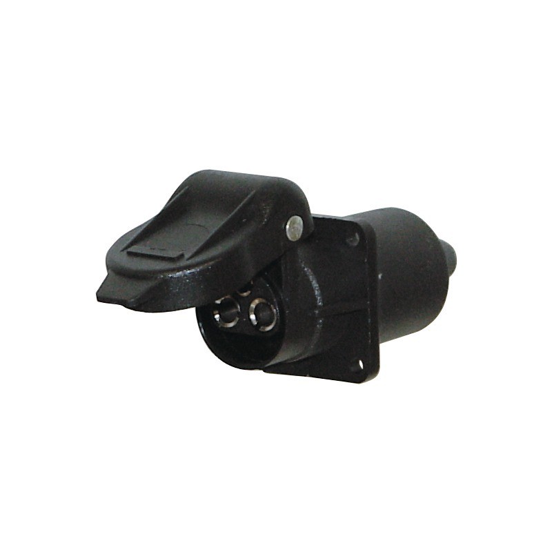 Socle 3 plots fixe 4 trous 3 plots ronds femelle