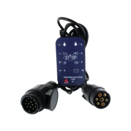 TESTEUR D'ATTELAGE LED POUR VEHICULE 7 et 13 PLOTS