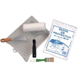 Ensemble à peindre 5 pièces avec bac