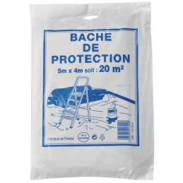 Bâche de protection 5x4 m fine