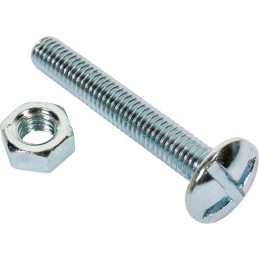 Boulon poêlier acier zingué 6x 40 ZN NFE25-129