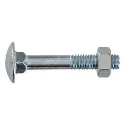 Boulon TRCC 14x160 mm acier zingué din 603555 (par 5)